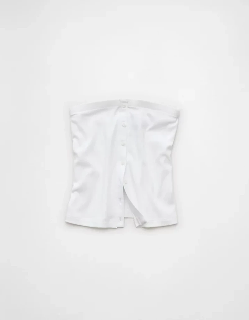Bustier tubulaire boutonné AE