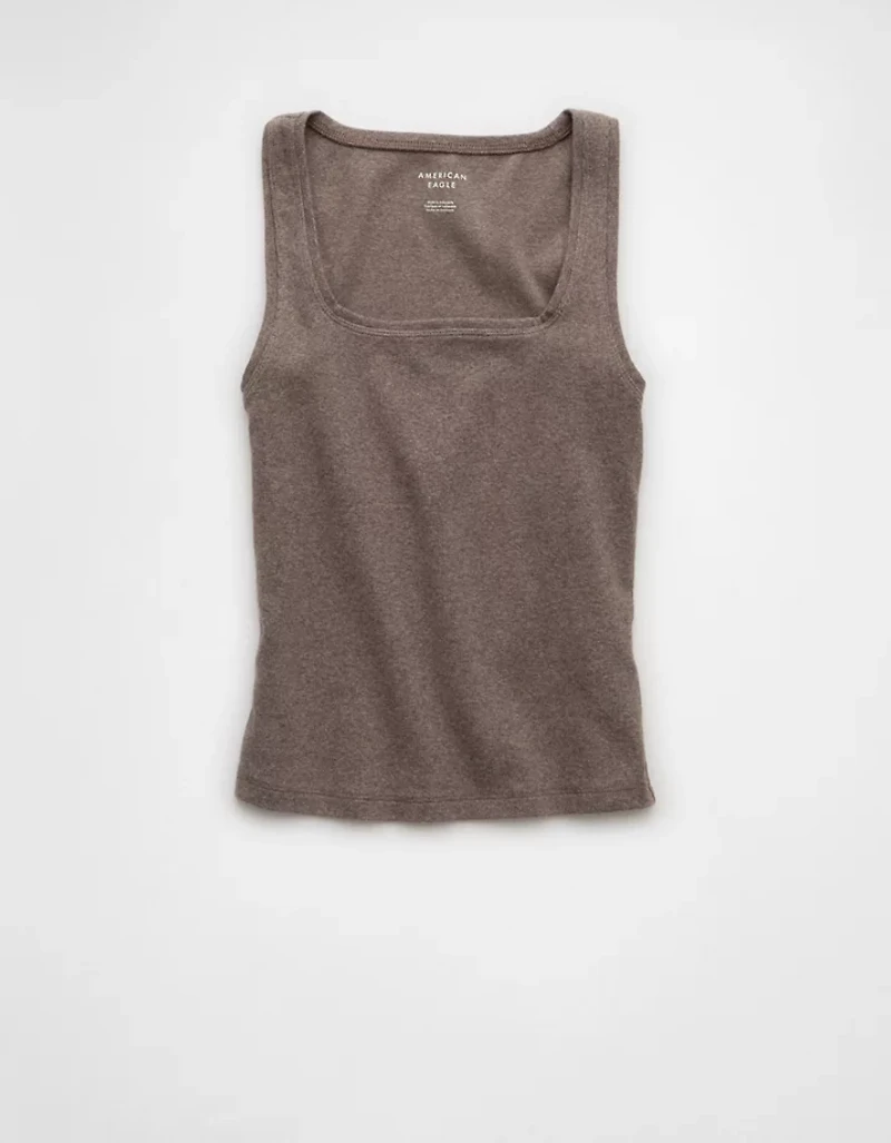 AE Main Squeeze Square Neck Tank Top