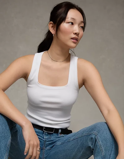 Débardeur à décolleté carré Principal amoureux AE