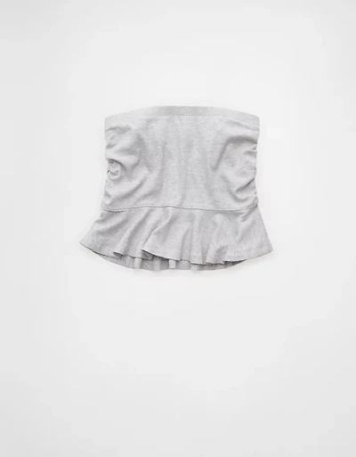 AE Ruched Peplum Tank Top With Removable Straps