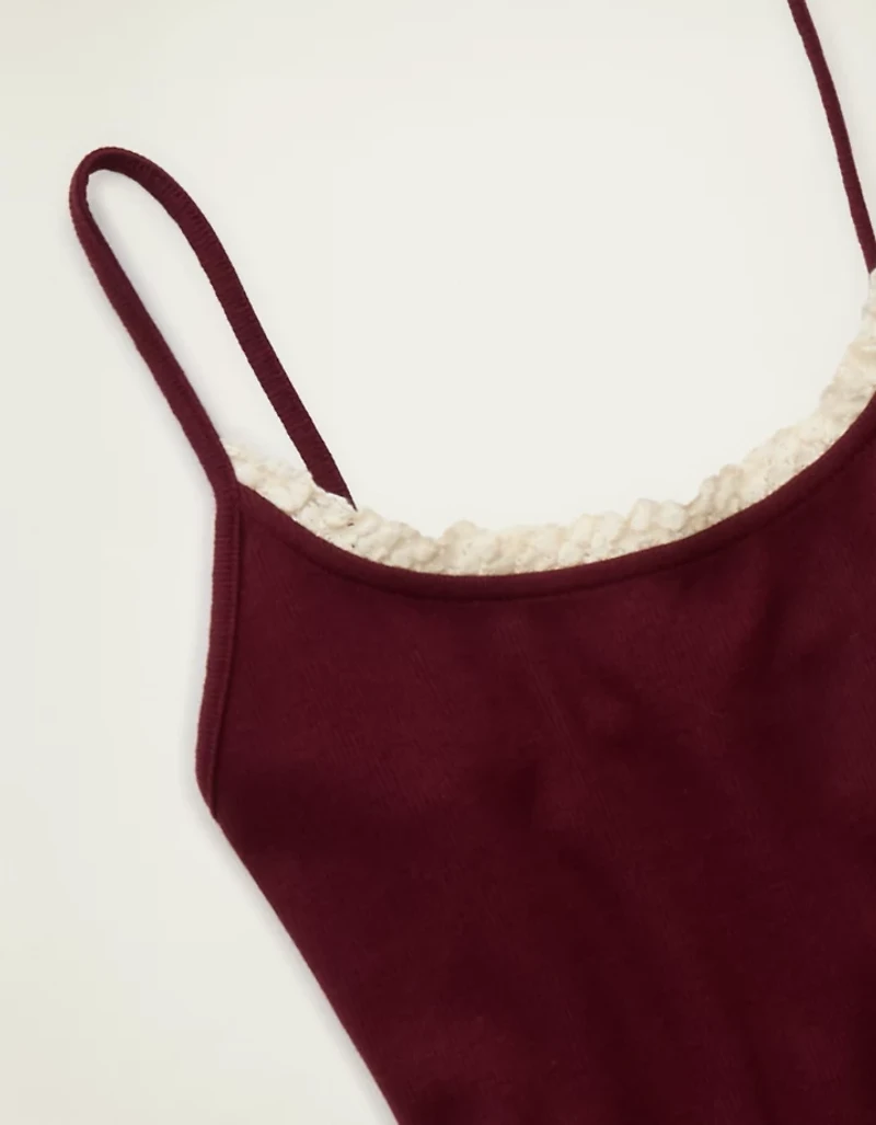 AE Main Squeeze Lace-Trim Cami