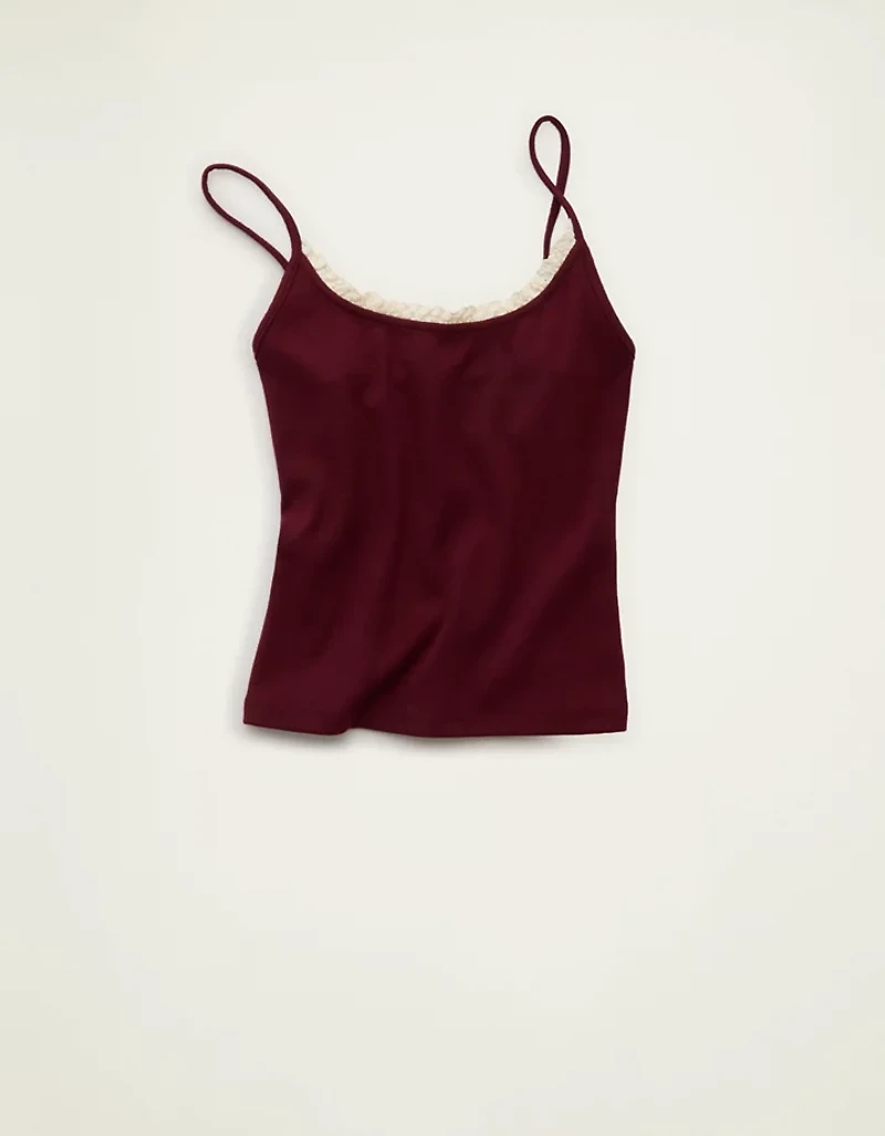 AE Main Squeeze Lace-Trim Cami