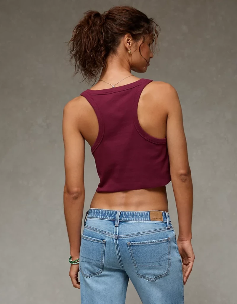 AE Cropped Racerback Tank
