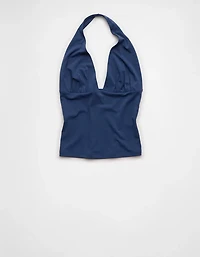 AE Deep V-Neck Halter Top