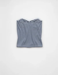 AE Cinch-Front Sweetheart Tube Top