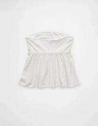 Bustier tubulaire froncé style nuisette AE