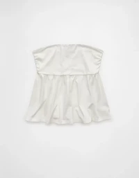 Bustier tubulaire froncé style nuisette AE