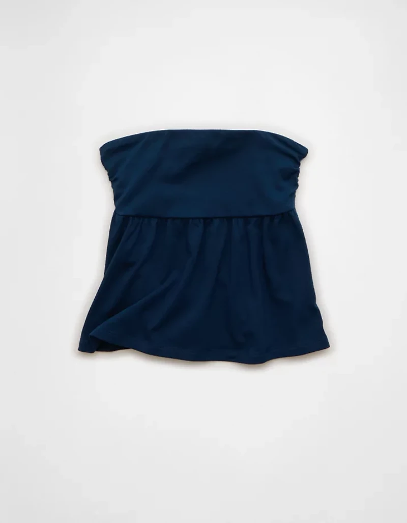 AE Gathered Babydoll Tube Top