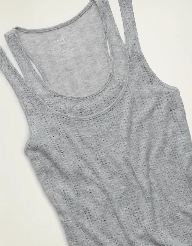 AE Twice As Nice Pointelle Tank Top
