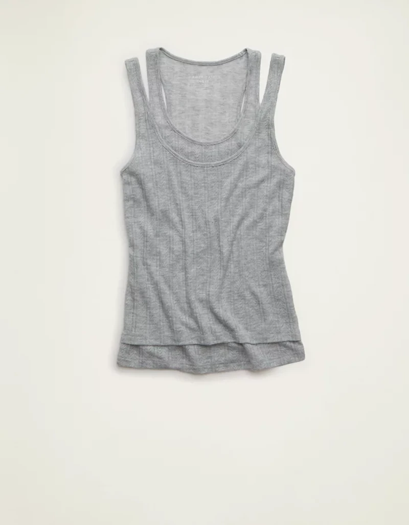 AE Twice As Nice Pointelle Tank Top