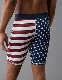 AEO Men's USA Stars & Stripes 8" Flex Boxer Brief