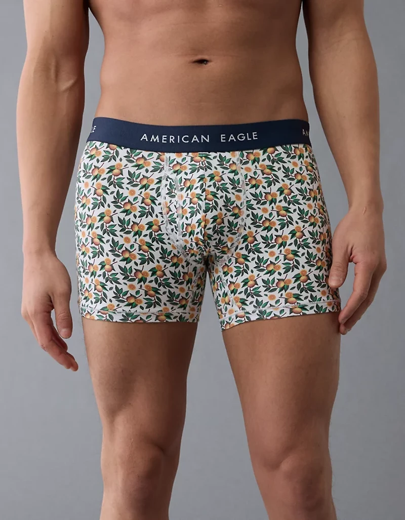 AEO Men's Orange Tree 4.5" Classic Boxer Brief