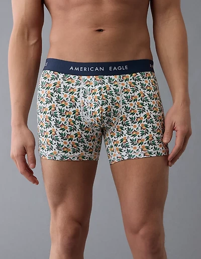 AEO Men's Orange Tree 4.5" Classic Boxer Brief