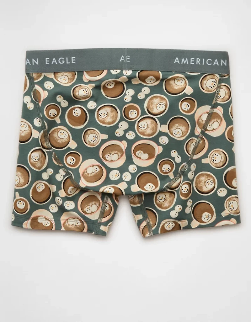 AEO Men's Cocoa 4.5" Classic Boxer Brief