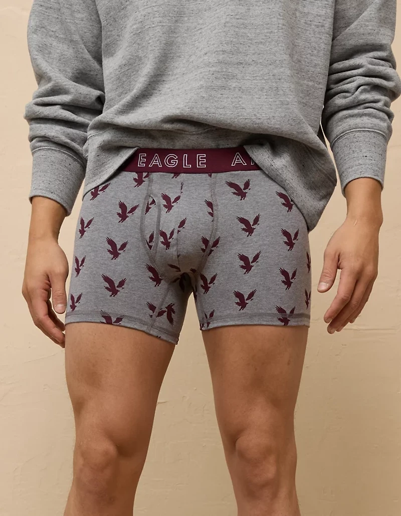 Caleçon boxeur ajusté classique de 4,5 po aigles pour hommes AEO
