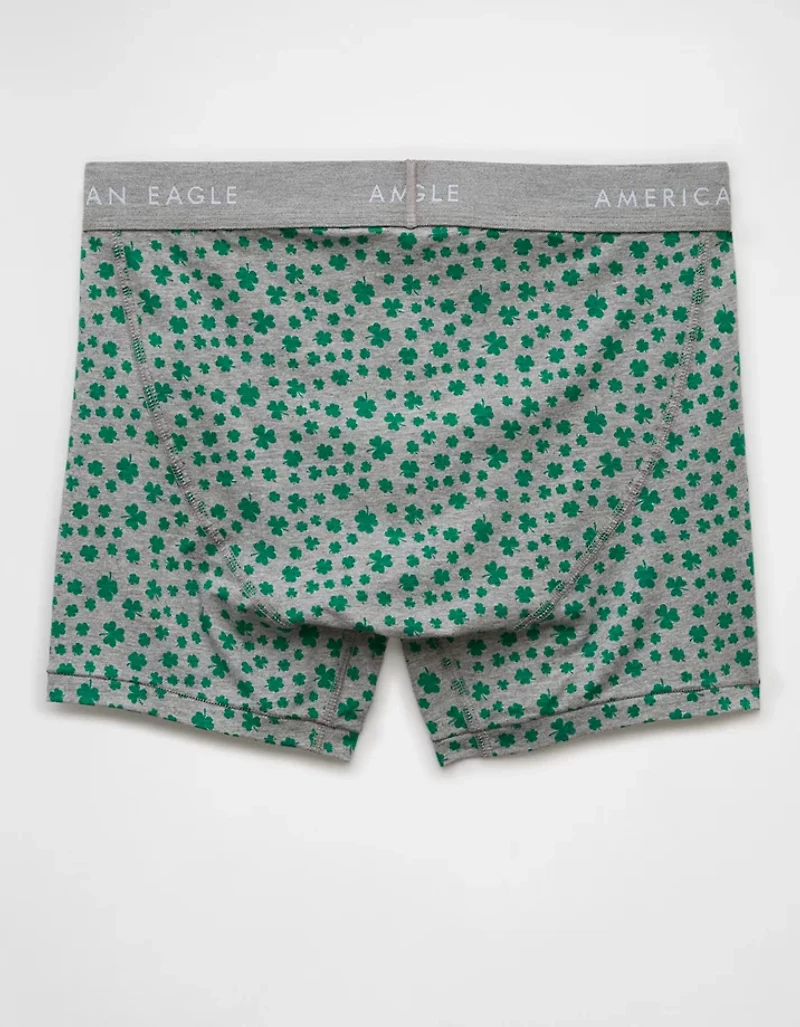 AEO Men's St. Patrick's Day Clovers 4.5" Classic Boxer Brief