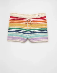 AE Pride Super Low-Rise Sweater Short