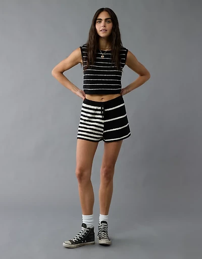 AE Striped Sweater Mini Short