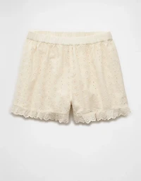 AE High-Waisted Eyelet Ruffle Short