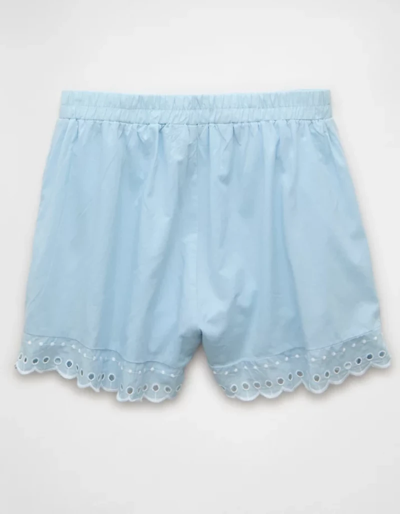 AE High-Waisted Embroidered Short