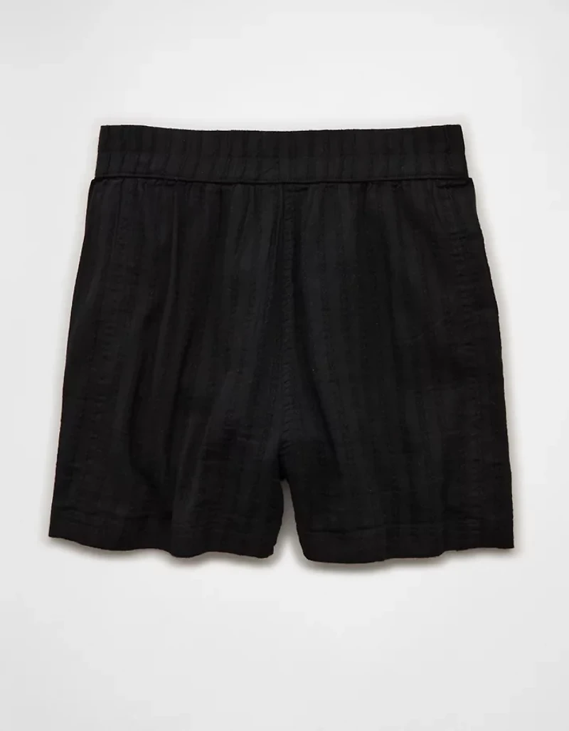 AE Stretch High-Waisted Linen-Blend Soft Short