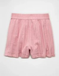 Short doux et extensible à taille haute AE
