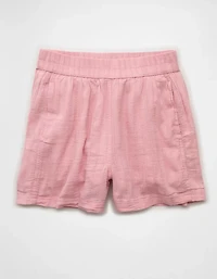 Short doux et extensible à taille haute AE