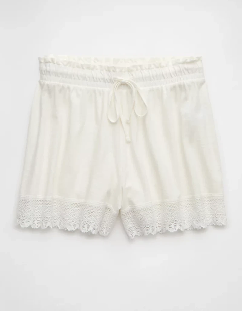 AE Sunchaser Knit Lace Trim Short