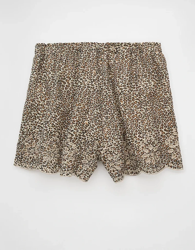 AE High-Waisted Leopard Short