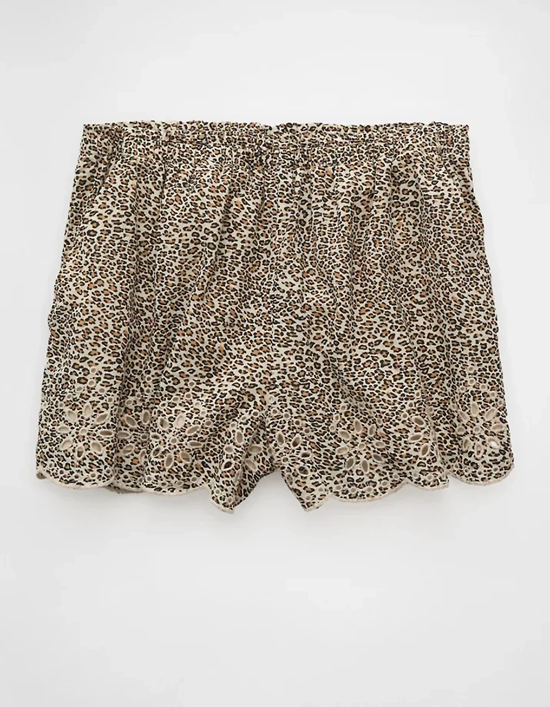 AE High-Waisted Leopard Short
