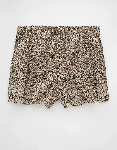 AE High-Waisted Leopard Short