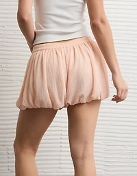 Short bulle à taille haute AE