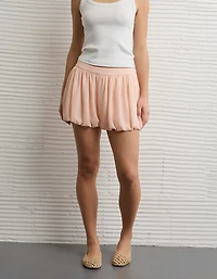Short bulle à taille haute AE