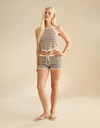 AE High-Waisted Micro Sweater Shortie