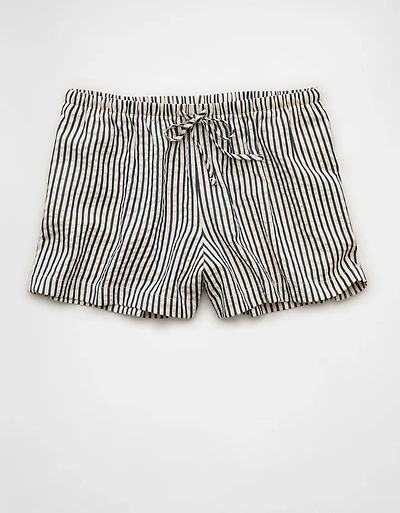 AE High-Waisted Seersucker Short