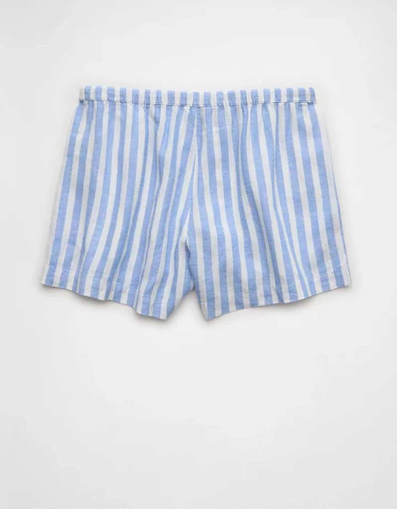 AE Stretch High-Waisted Linen-Blend Soft Short