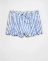 AE Stretch High-Waisted Linen-Blend Soft Short