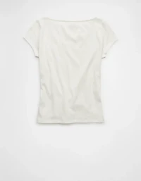 T-shirt à encolure bateau AE