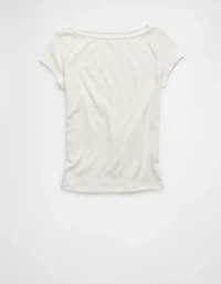 T-shirt à encolure bateau AE