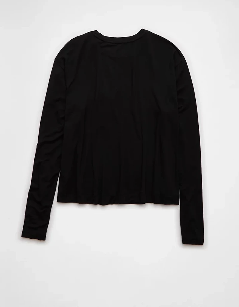 AE Soft & Sexy Long-Sleeve Pocket T-Shirt