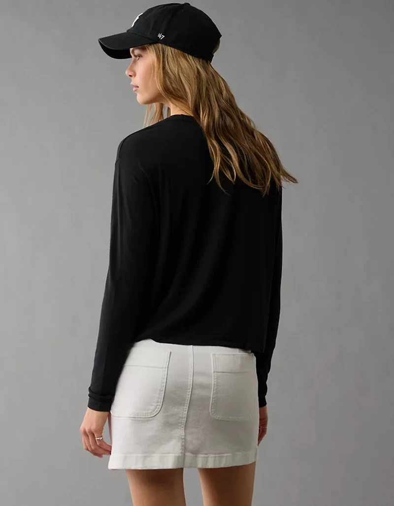 AE Soft & Sexy Long-Sleeve Pocket T-Shirt