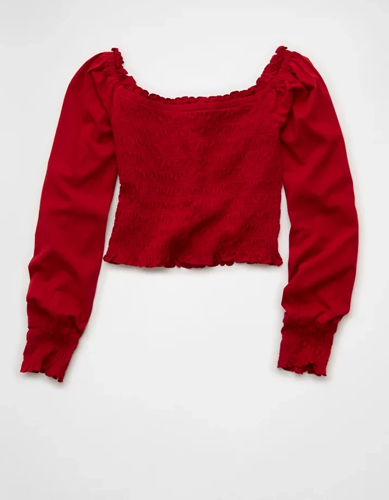 T-shirts à smocks et épaules dénudées Sunchaser AE