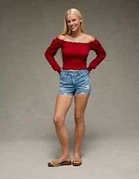 T-shirts à smocks et épaules dénudées Sunchaser AE