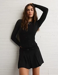 AE Long Sleeve Rhinestone T-Shirt