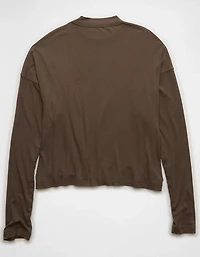 AE Soft & Sexy Long Sleeve Mockneck T-Shirt