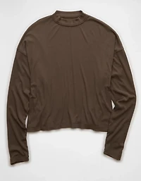 AE Soft & Sexy Long Sleeve Mockneck T-Shirt