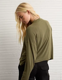 AE Soft & Sexy Long Sleeve Mockneck T-Shirt