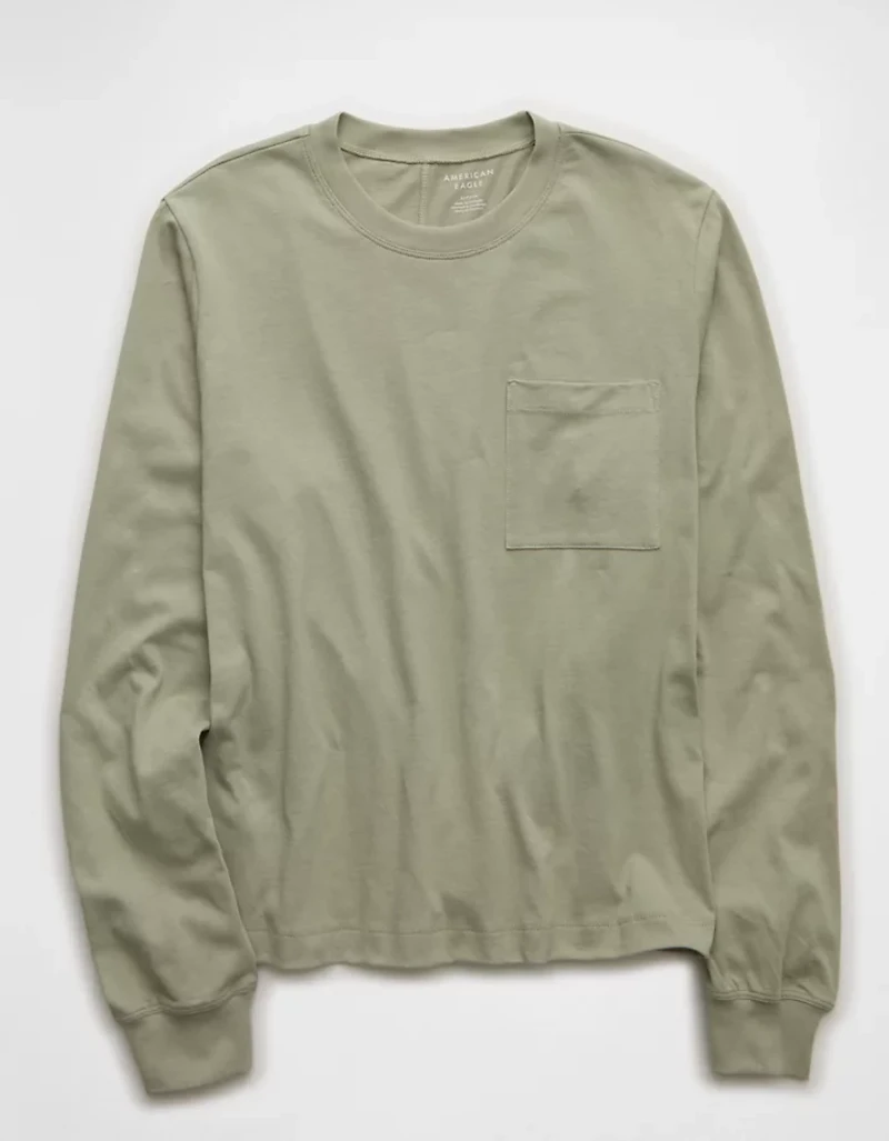 AE Everyday Luxe Long Sleeve T-Shirt