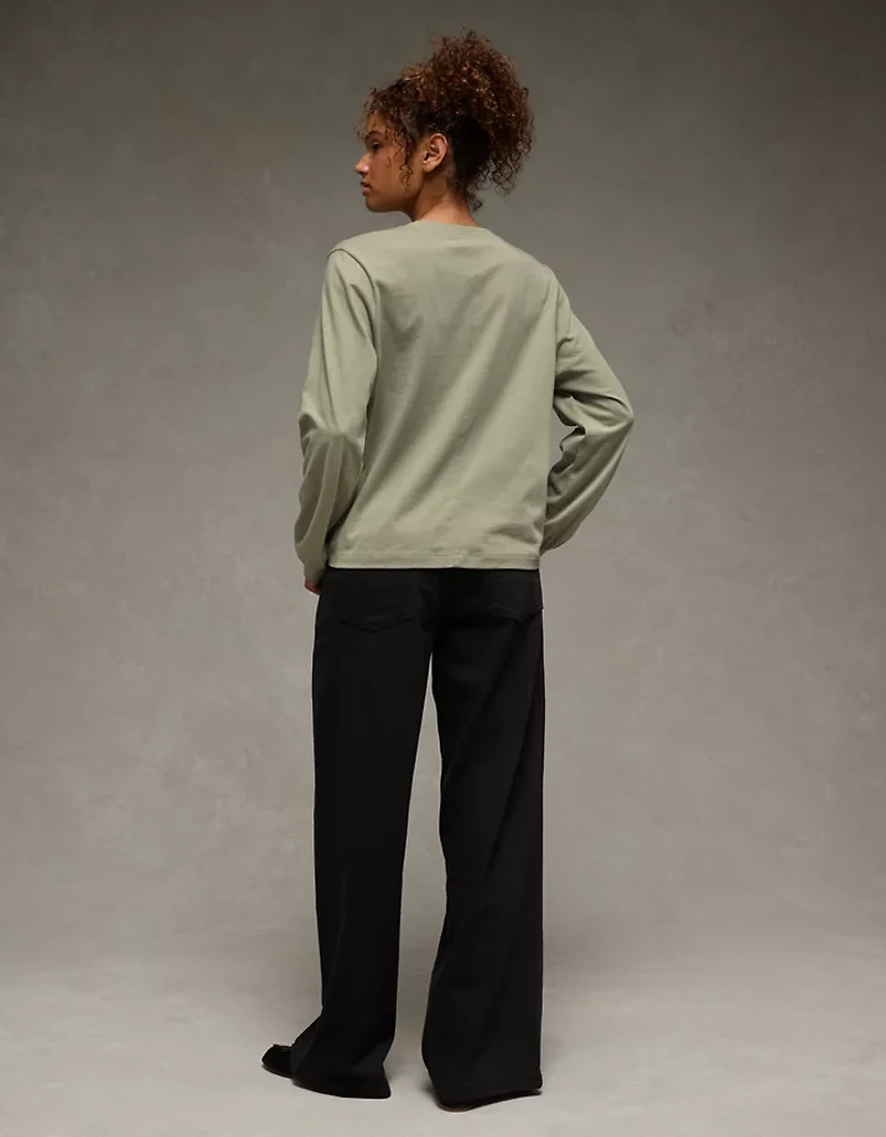 AE Everyday Luxe Long Sleeve T-Shirt