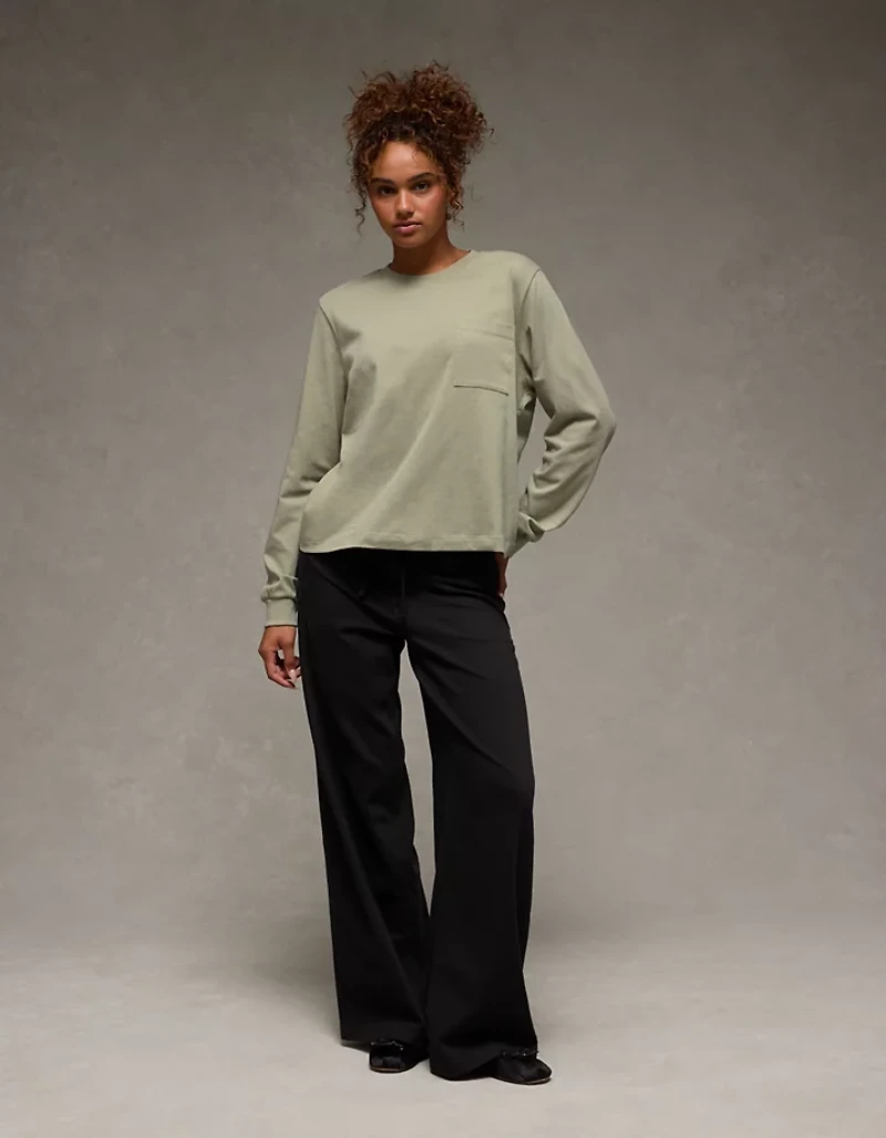 AE Everyday Luxe Long Sleeve T-Shirt